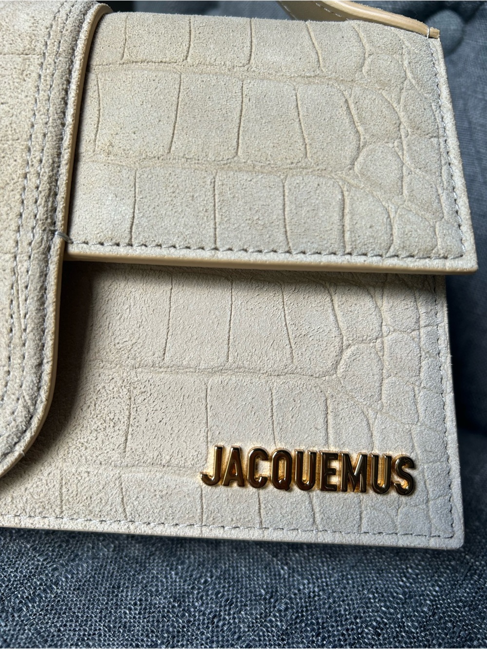 Jacquemus Le Grand bambino calf leather beige - Picture 7 of 9